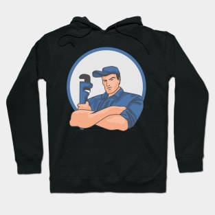 Plumbing Man Hoodie